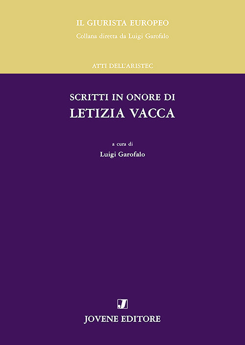 Scritti in onore di letizia Vacca.