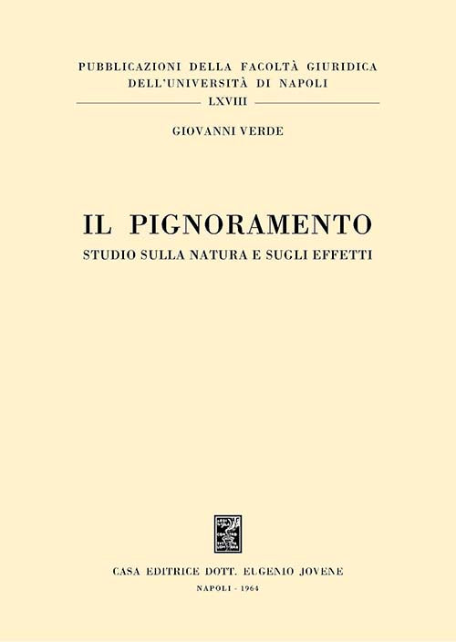 Il pignoramento.