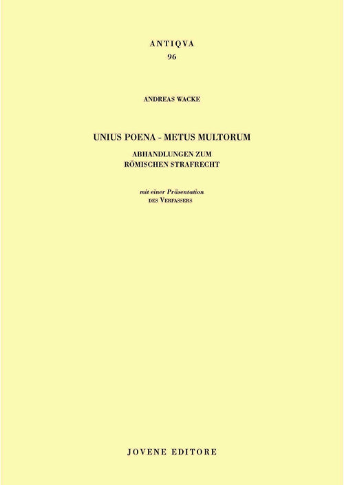 Unius poena - metus multorum.